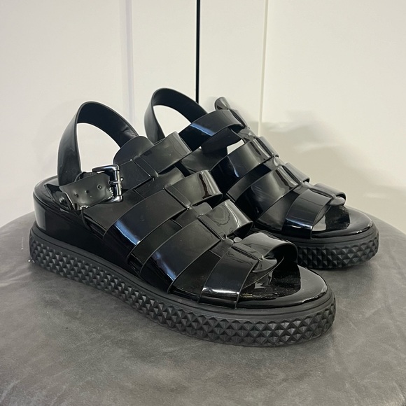 AEROSOLES Shoes - Black Platform Sandals